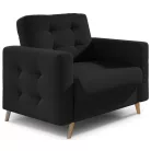 Asgard 1f fotel, fekete