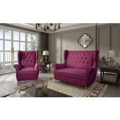 Aros 2+1 lounge ülőgarnitúra szett, piros