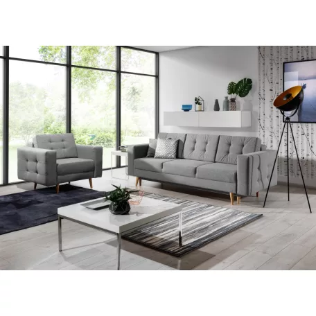 Asgard 3+1 lounge ülőgarnitúra szett, szürke