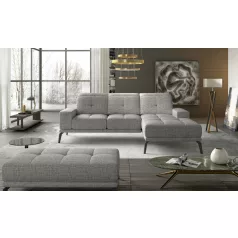 Corner torrense + pouf ülőgarnitúra szett, szürke, jobb