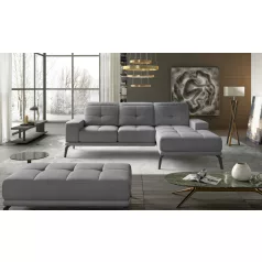 Corner torrense + pouf ülőgarnitúra szett, szürke, jobb