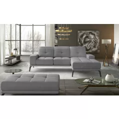 Corner torrense + pouf ülőgarnitúra szett, szürke, jobb