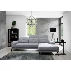 Corner torrense + pouf ülőgarnitúra szett, szürke, jobb