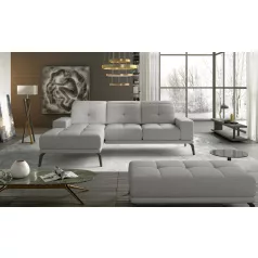   Corner torrense + pouf lounge ülőgarnitúra szett, szürke, bal