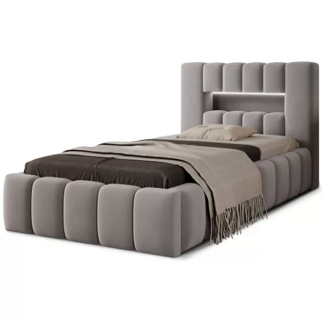 Lamica Ágy 90x200  szürke