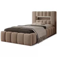 Lamica Ágy 90x200  világosbarna