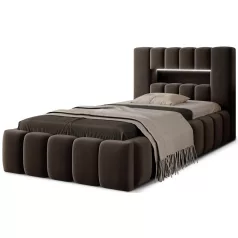 Lamica Ágy 90x200  sötétbarna