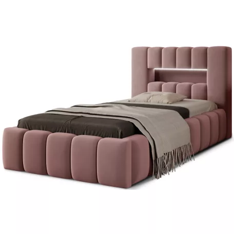 Lamica Ágy 90x200  rózsaszín