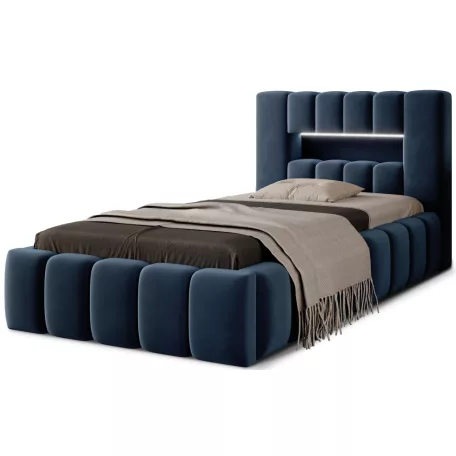 Lamica Ágy 90x200  sötétkék