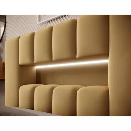 Lamica Ágy 90x200  sárga