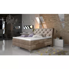 Adel 180x200 boxspring ágy  barna