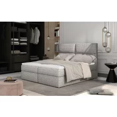Amber 145x210 boxspring ágy  szürke