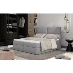 Amber 145x210 boxspring ágy  szürke