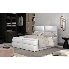 Amber 145x210 boxspring ágy  fehér