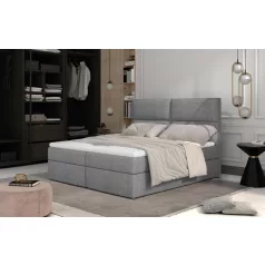 Amber 145x210 boxspring ágy  szürke