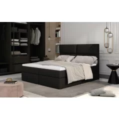 Amber 185x210 boxspring ágy  sötétbarna
