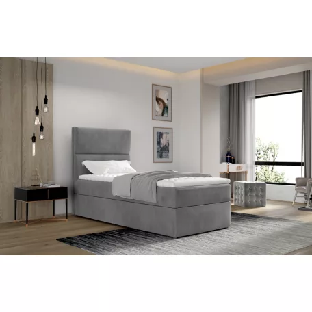 Arco 90x200 boxspring ágy  szürke