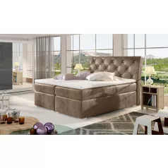Balvin 140x200 boxspring ágy  barna