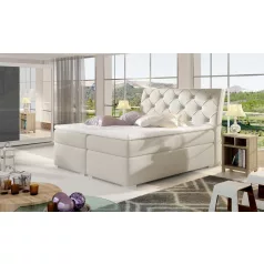 Balvin 160x200 boxspring ágy  bézs