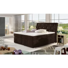 Balvin 180x200 boxspring ágy  barna