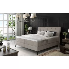 Aderito 160x200 boxspring ágy  bézs