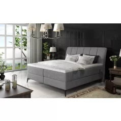 Aderito 160x200 boxspring ágy  szürke