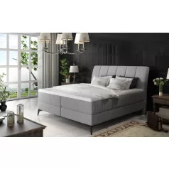 Aderito 180x200 boxspring ágy  szürke