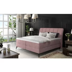 Aderito 180x200 boxspring ágy  rózsaszín