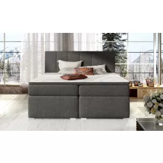 Bolero 140x200 boxspring ágy  sötétszürke
