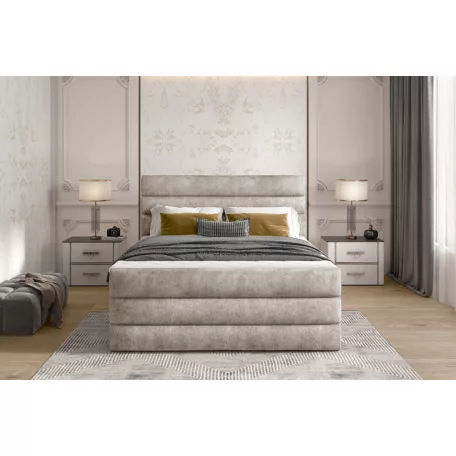 Cande 160x200 boxspring ágy  szürke