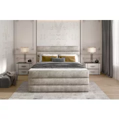 Cande 180x200 boxspring ágy  szürke