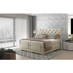 Clover 140x200 boxspring ágy  krém