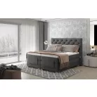 Clover 140x200 boxspring ágy  sötétszürke