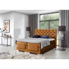 Clover 140x200 boxspring ágy  narancs