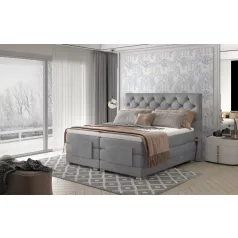 Clover 180x200 boxspring ágy  szürke