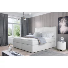 Meron 140x200 boxspring ágy  fehér