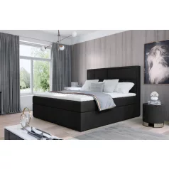 Meron 160x200 boxspring ágy  fekete