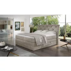 Mirabel 140x200 boxspring ágy  bézs