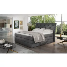 Mirabel 160x200 boxspring ágy  szürke