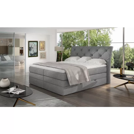 Mirabel 160x200 boxspring ágy  szürke