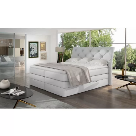 Mirabel 160x200 boxspring ágy  fehér