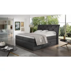 Mirabel 180x200 boxspring ágy  szürke