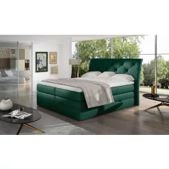 Mirabel 180x200 boxspring ágy  zöld