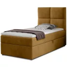 Rivia 90x200 boxspring ágy  sárga