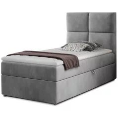 Rivia 90x200 boxspring ágy  szürke