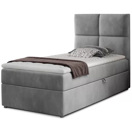 Rivia 90x200 boxspring ágy  szürke
