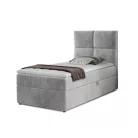 Rivia 90x200 boxspring ágy  szürke