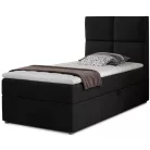 Rivia 90x200 boxspring ágy  fekete