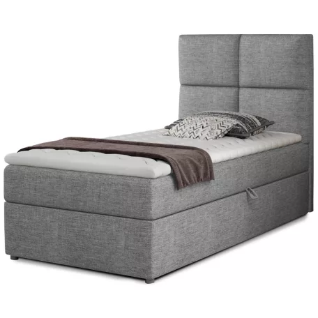 Rivia 90x200 boxspring ágy  szürke