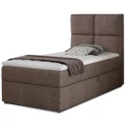 Rivia 90x200 boxspring ágy  világosbarna